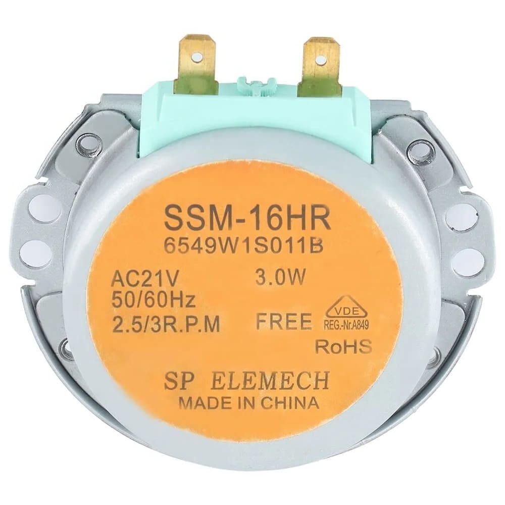 Двигатель вращения SSM-16HR 21V для микроволновой печи LG 6549W1S011B