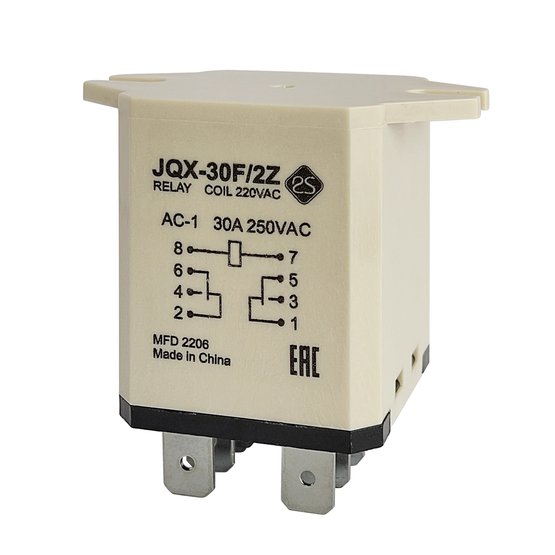 Реле JQX-30F/2Z-220VAC (005131001)